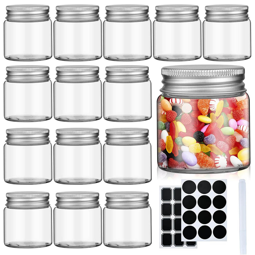Baby Food Containers Glass - 2oz Mini Mason Jars, Wide Mouth