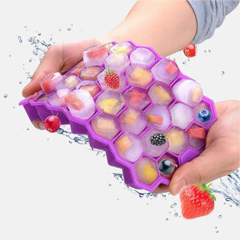Baby Food Homemade - Homemade Ice Cube Model Honeycomb Ice