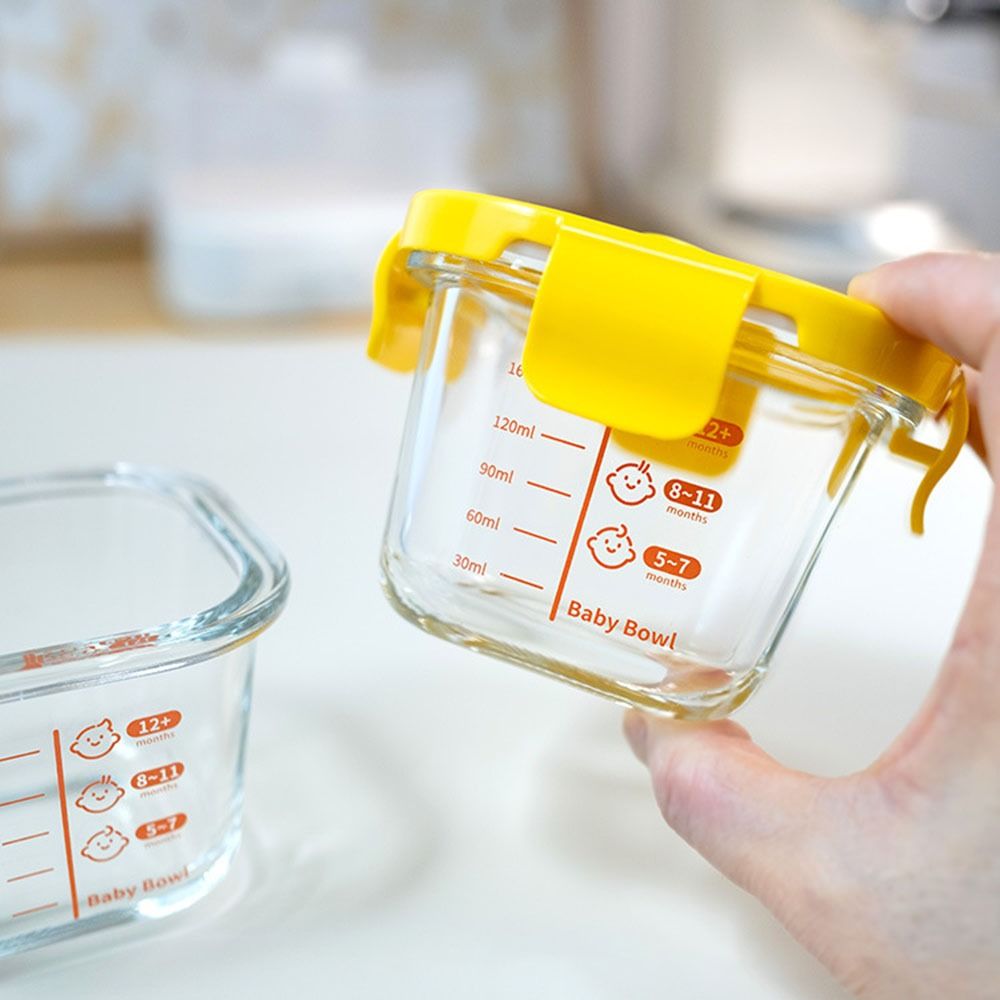 Baby Food Containers Glass - New 170ml Food Storage Box Frozen