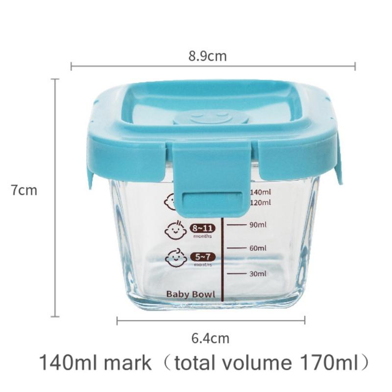 Baby Food Containers Glass - And Heat-resistant Storage Box Spock 3