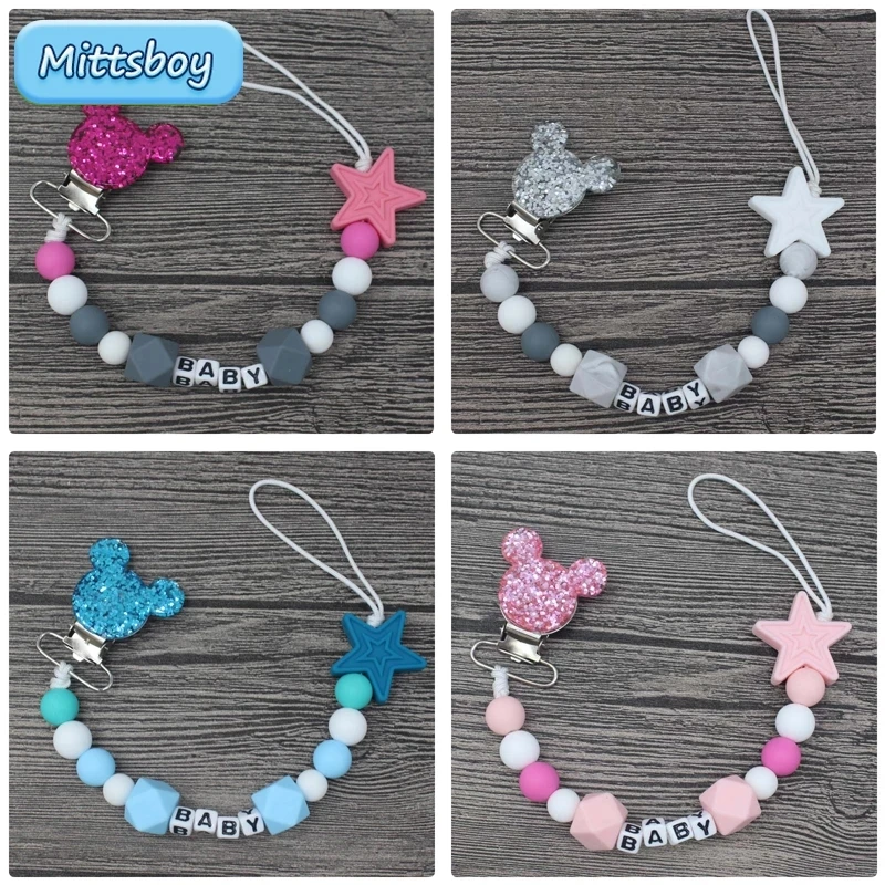 Baby Food Toy - NEW Personalised Name Baby Teether Bracelet