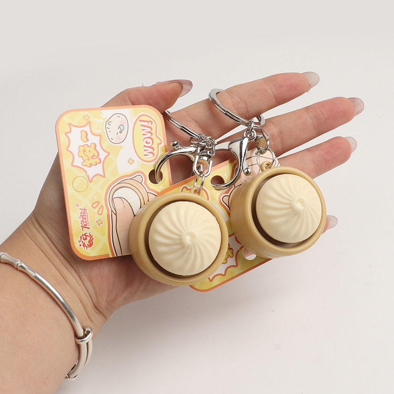 Mini Squishy Dumplings Button  - Baby Food Toy recension och pris