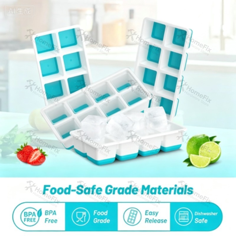 New 8‑Grid Ice Cube Mold, Soft - Baby Food Homemade recension och pris