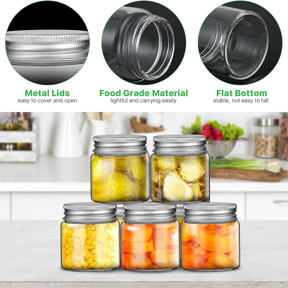 2oz Mini Mason Jars, Wide Mout - Baby Food Containers Glass recension och pris