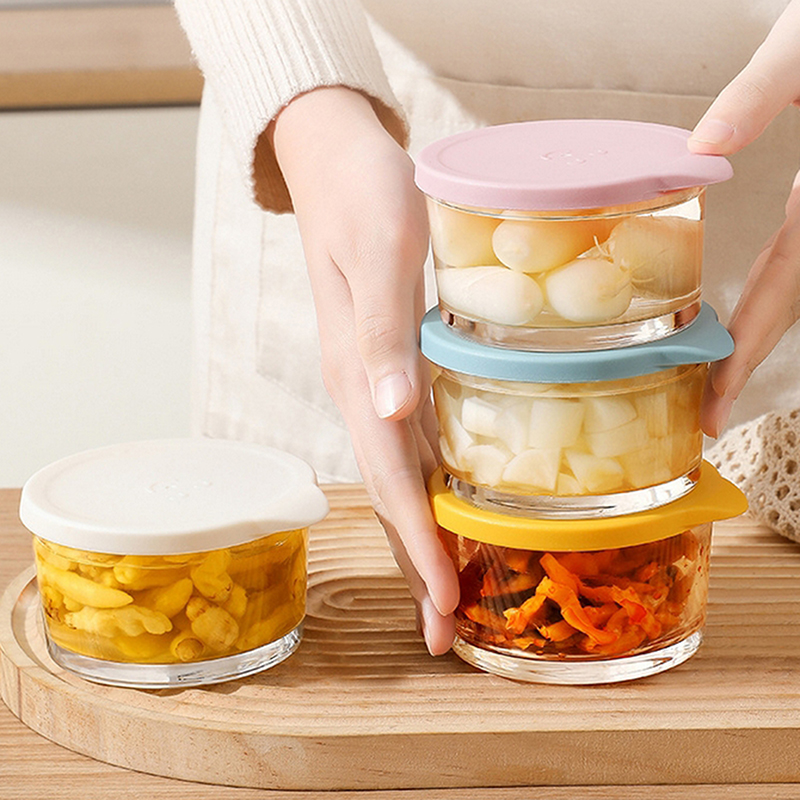 F】Microwave Safe Round Food St - Baby Food Containers Glass recension och pris