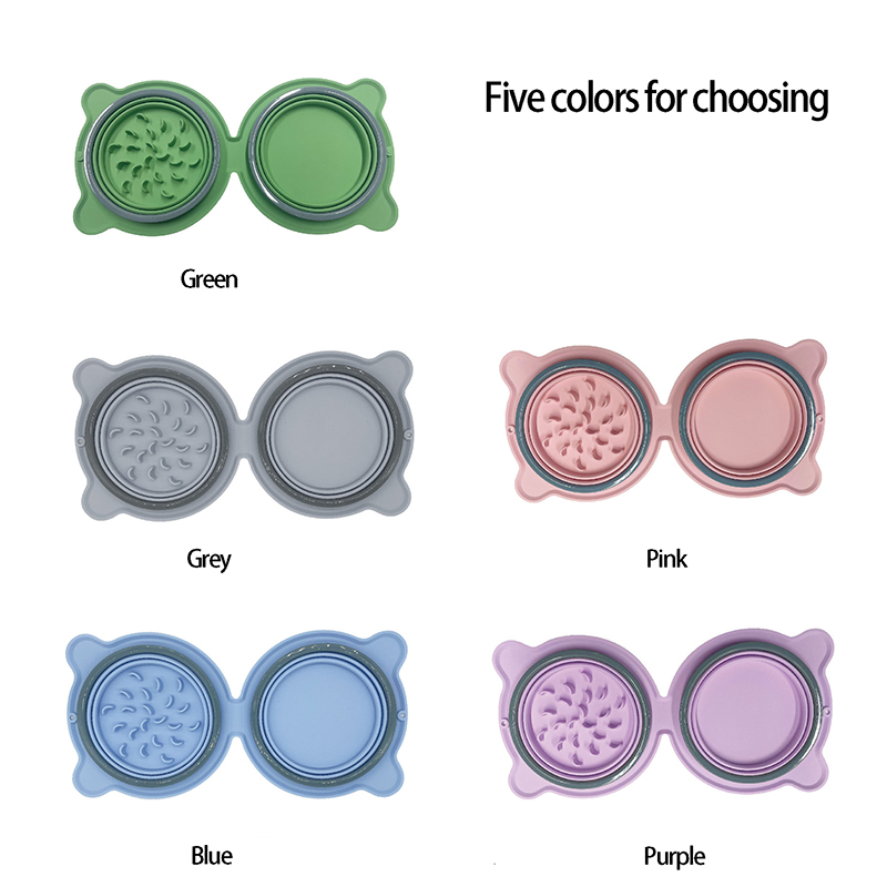 Foldable Silicone Pet Bowls No - Baby Food Cat recension och pris