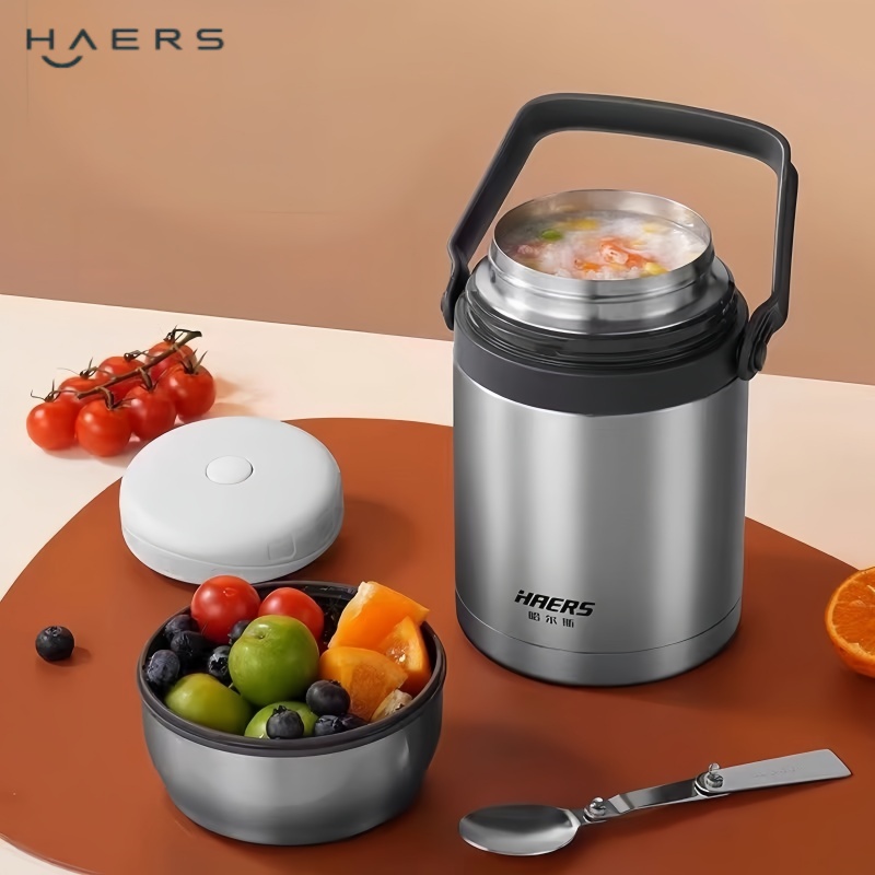 HAERS 1L Insulated Food Jar 30 - Baby Food Jar Insulated recension och pris
