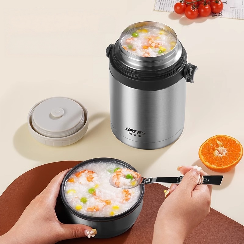 HAERS 1L Insulated Food Jar 30 - Baby Food Jar Insulated recension och pris