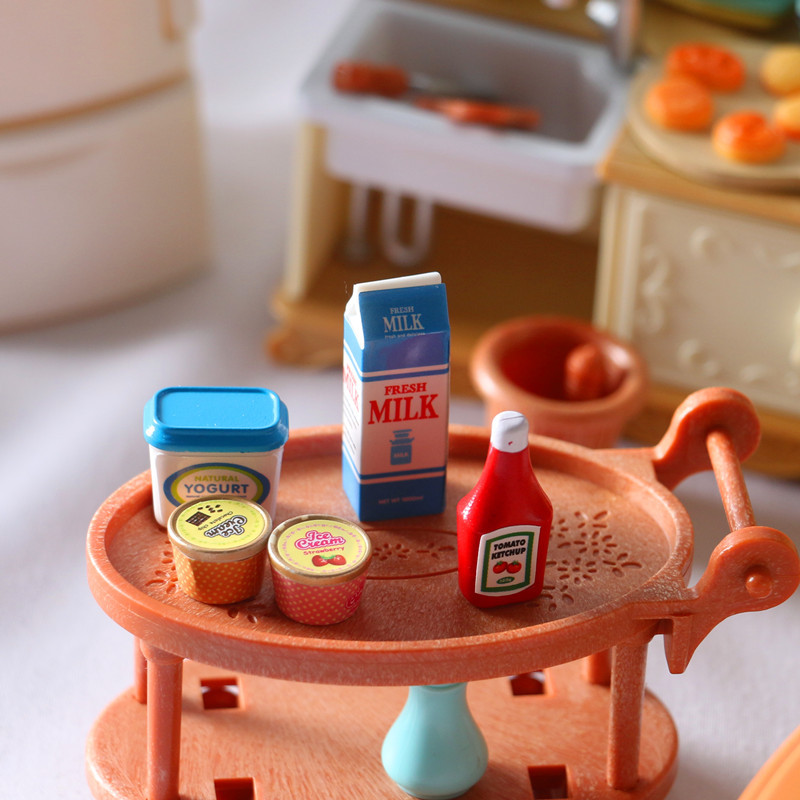 5Pcs/Set 1:12 Dollhouse Access - Baby Food Toy recension och pris