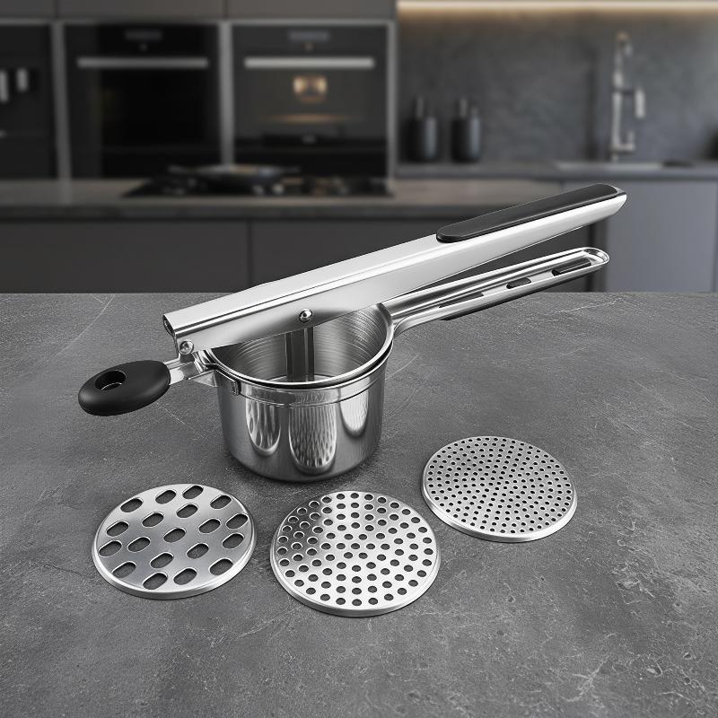 Durable Potato Masher Stainles - Baby Food Homemade recension och pris