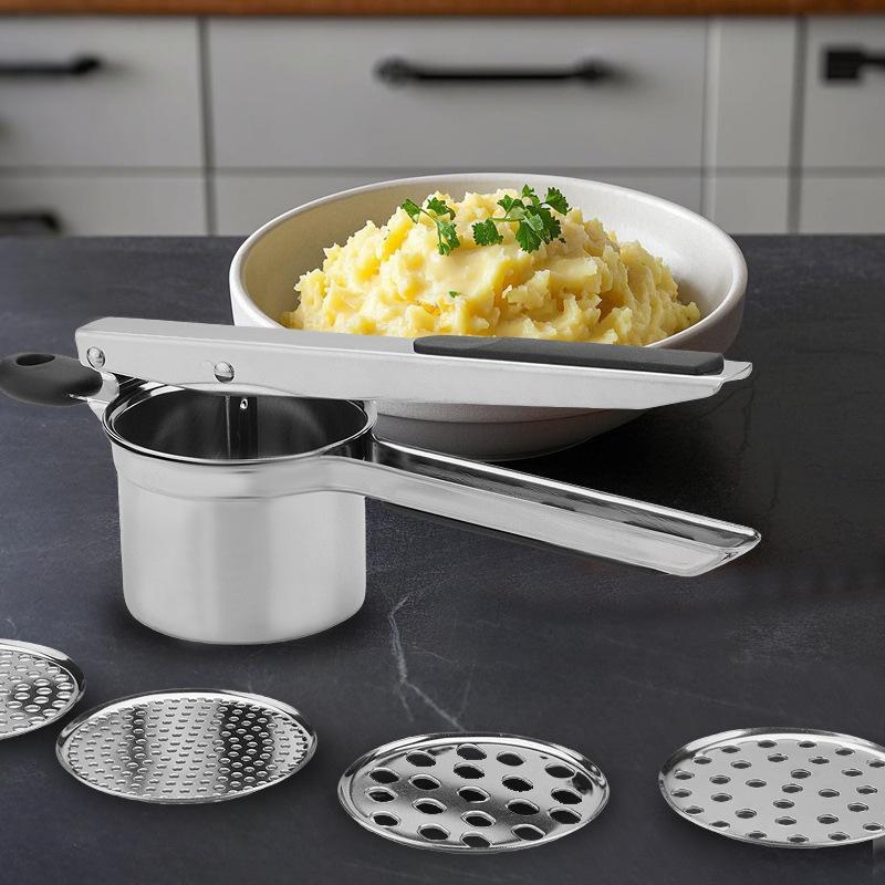 Durable Potato Masher Stainles - Baby Food Homemade recension och pris