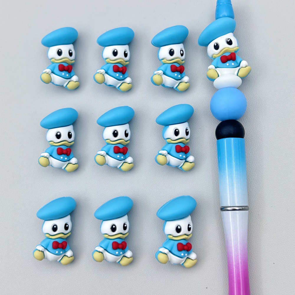 10PC DIY 3D Cartoon Silicone B - Baby Food Toy recension och pris