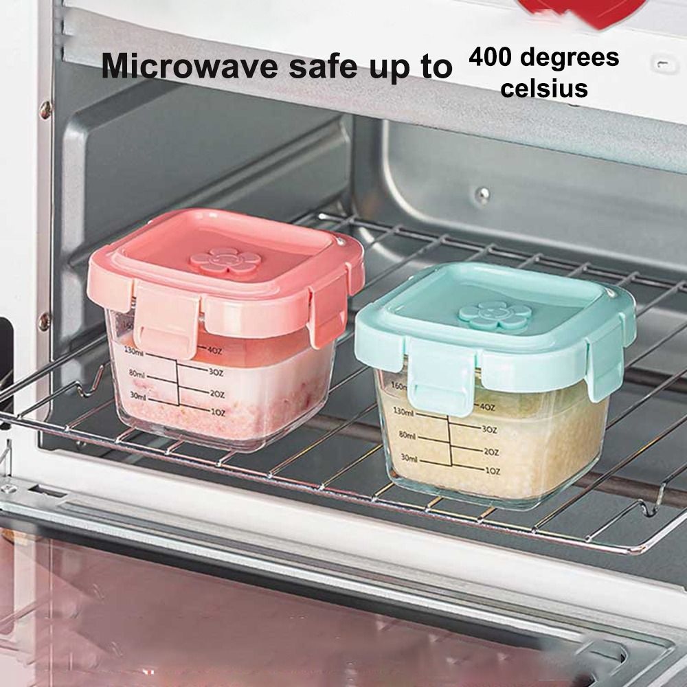 Glass Food Storage Box New 170 - Baby Food Containers Glass recension och pris