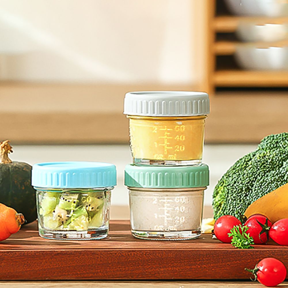 6pcs Multipurpose Glass Baby F - Baby Food Containers Glass recension och pris
