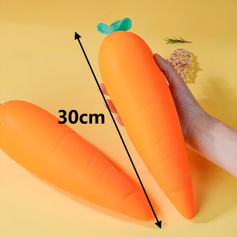 30cm Giant Carrot Squishy Toy  - Baby Food Toy recension och pris