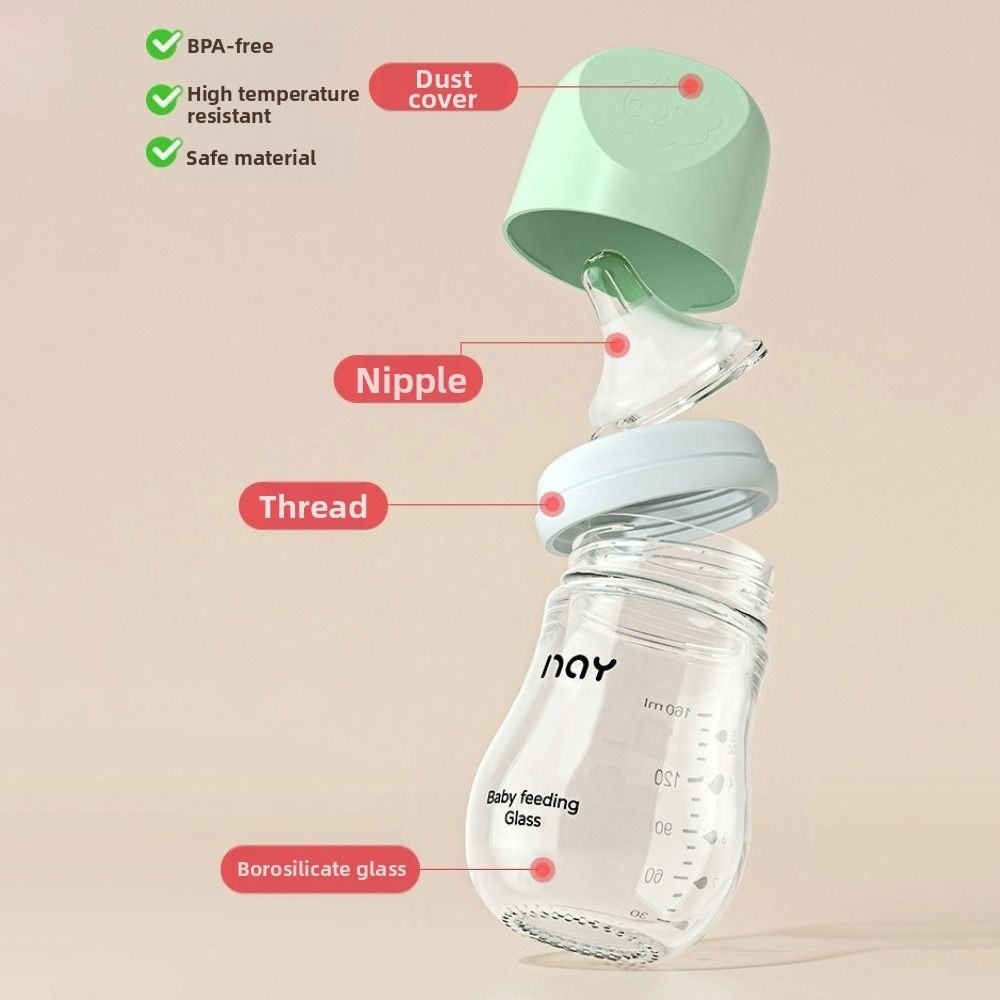 Glass Baby Bottle Anti-flatule - Baby Food Containers Glass recension och pris