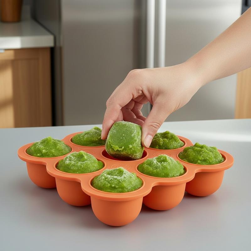 Baby Food Silicone Container 9 - Baby Food Homemade recension och pris