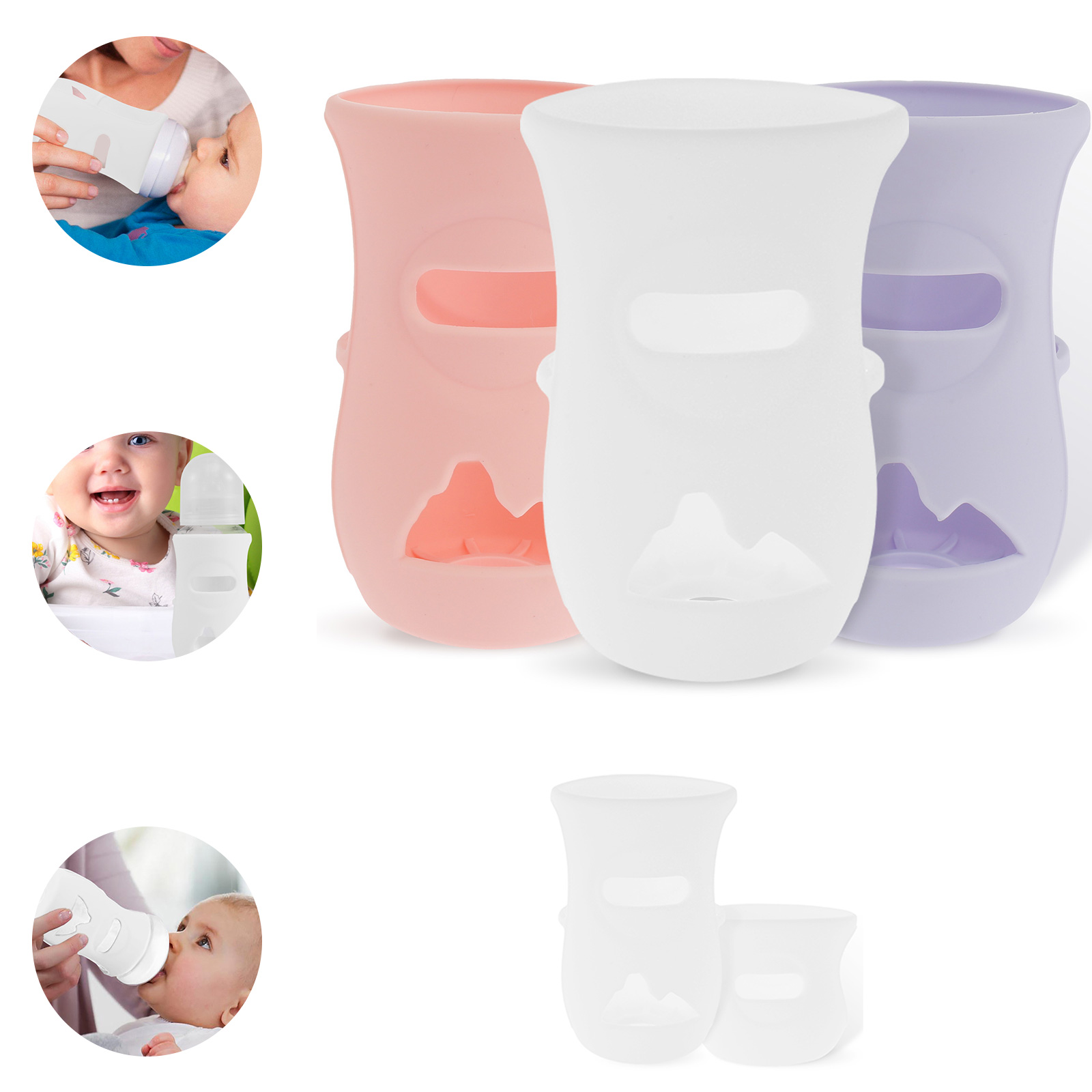 Silicone Sleeves Silicone Baby - Baby Food Containers Glass recension och pris