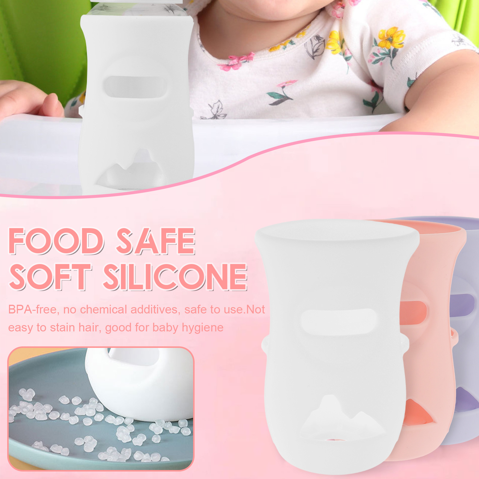 Silicone Sleeves Silicone Baby - Baby Food Containers Glass recension och pris