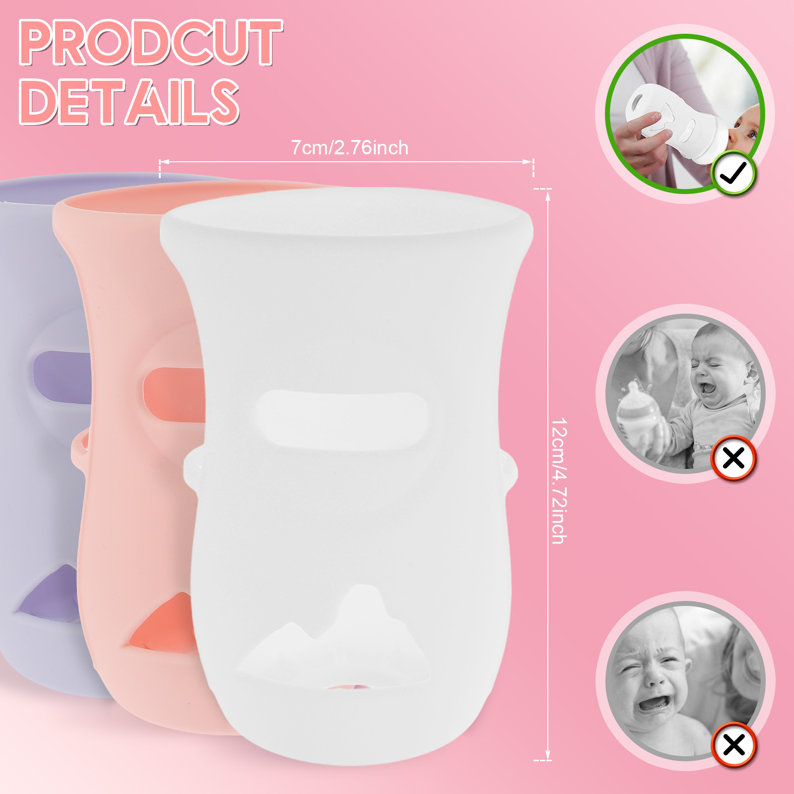 Silicone Sleeves Silicone Baby - Baby Food Containers Glass recension och pris