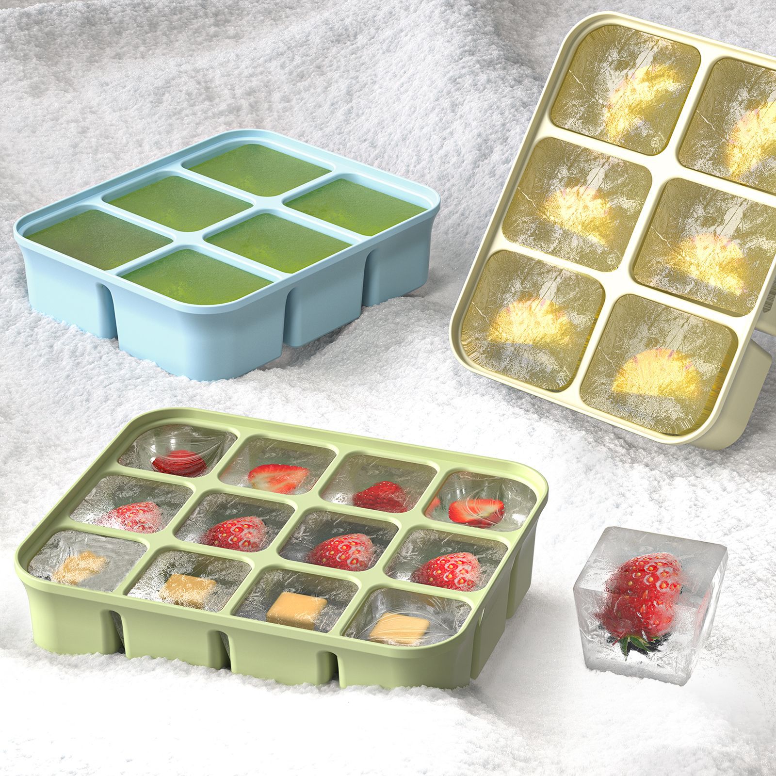 3Pcs Silicone Baby Food Freeze - Baby Food Homemade recension och pris