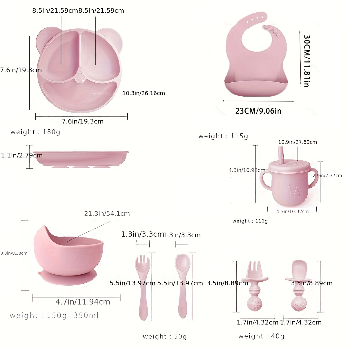 New Little Bear 8-Piece Silico - Baby Food Little Spoon recension och pris