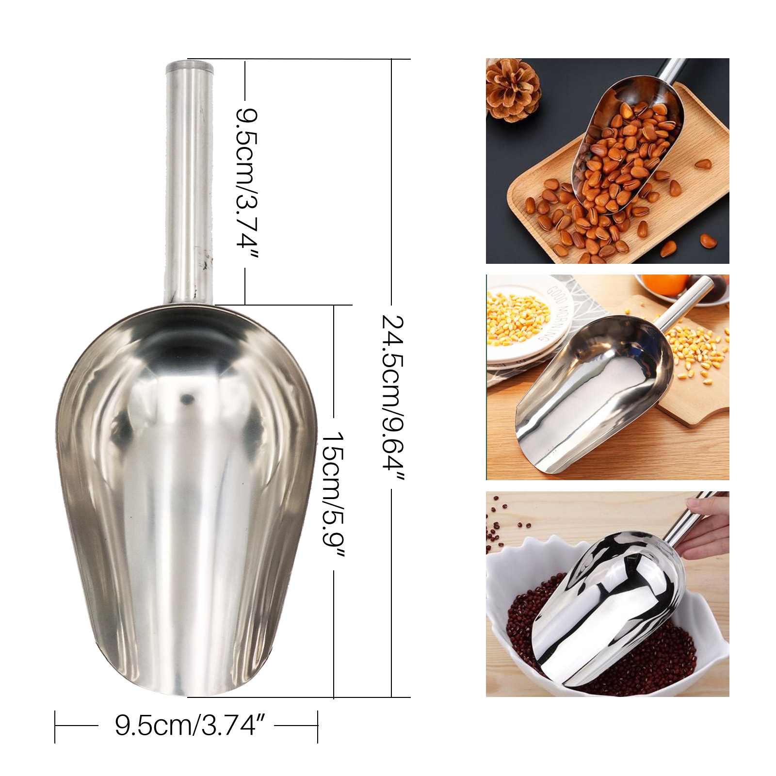 Pet Food Shovel Stainless Stee - Baby Food Cat recension och pris