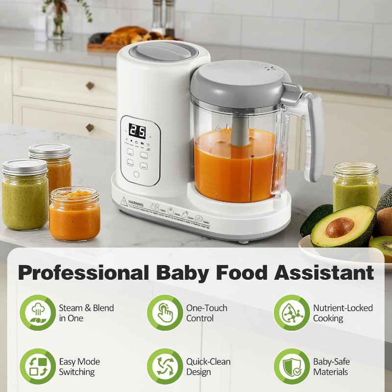 Baby Food Maker Steamer Blende - Baby Food Youtube recension och pris