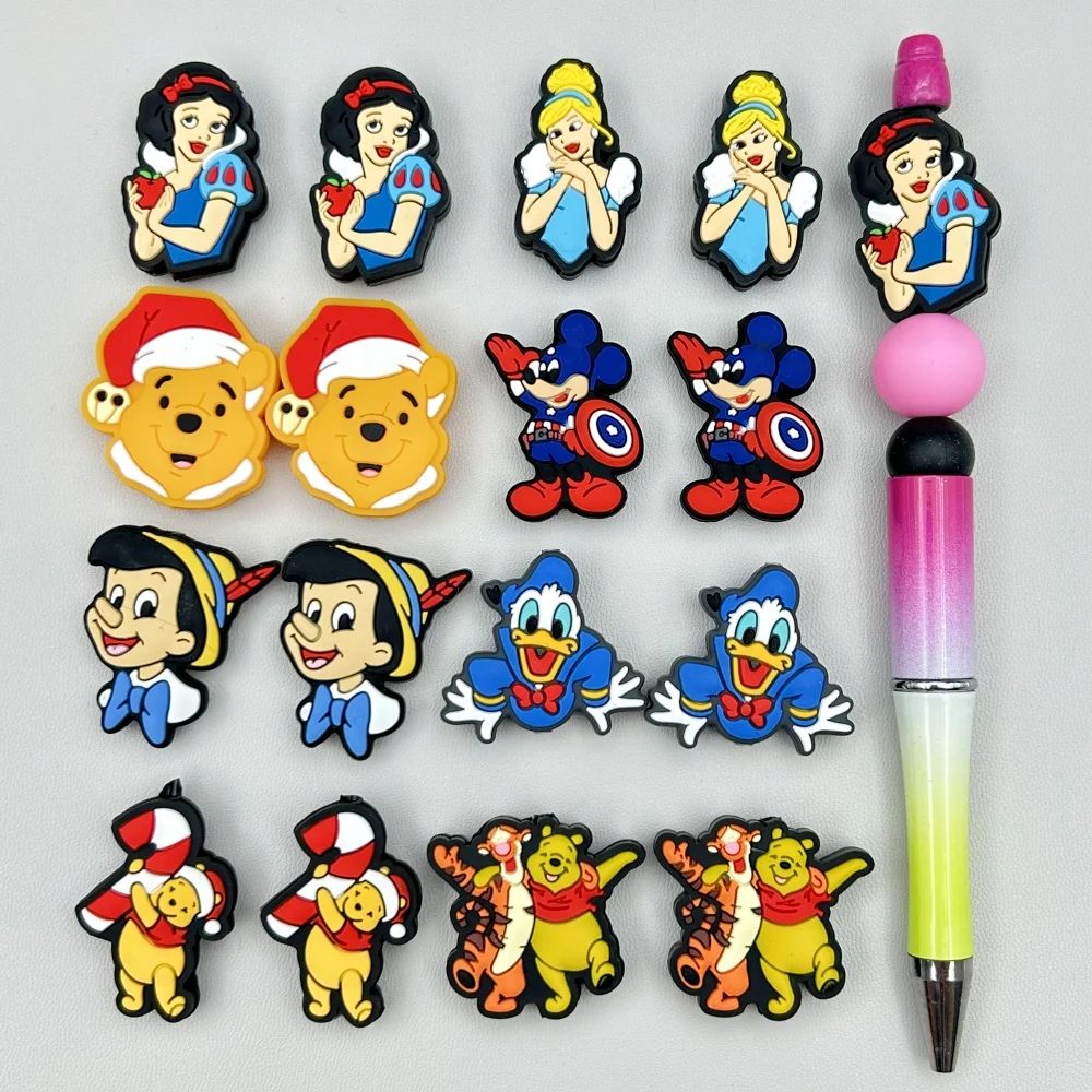 10PC DIY Cartoon Mini Silicone - Baby Food Toy recension och pris