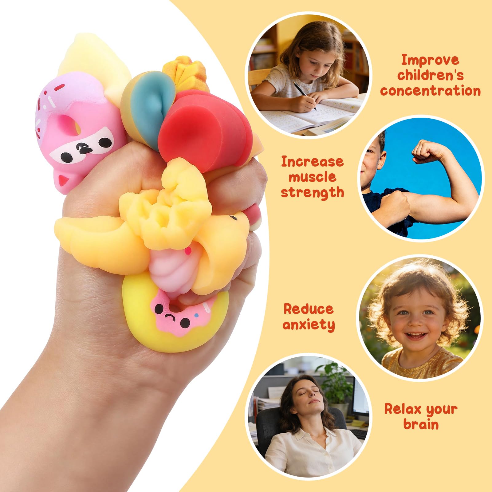 5/10/20/15pcs Mochi Squishy To - Baby Food Toy recension och pris