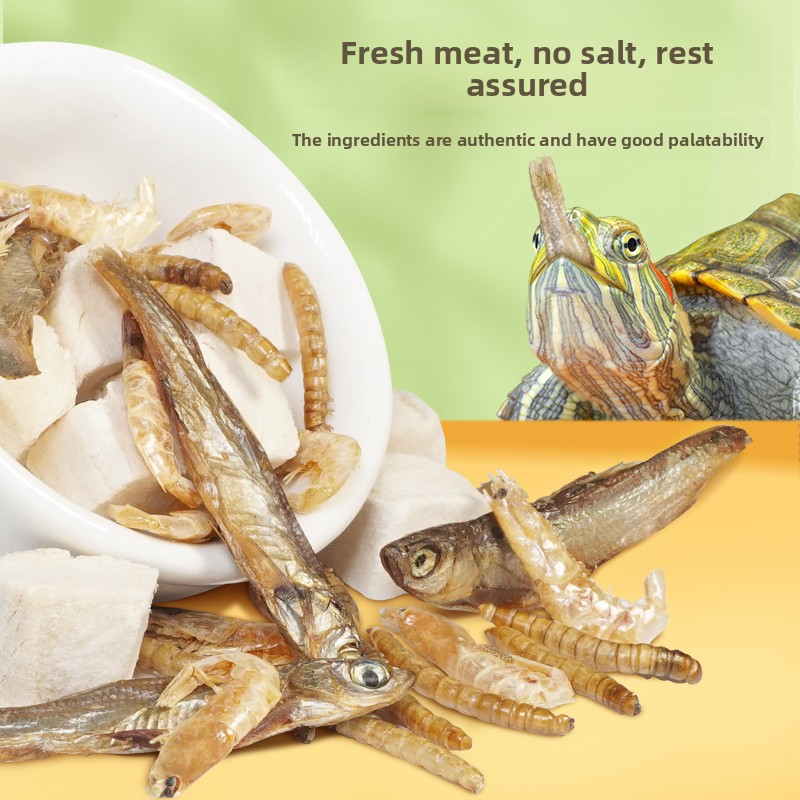 Turtle Food Pellets for Baby T - Baby Food Shrimp recension och pris