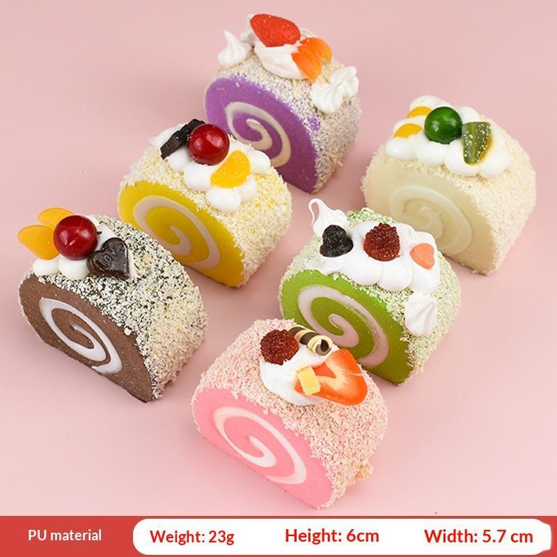 Cute Simulation Egg Roll Cake  - Baby Food Toy recension och pris