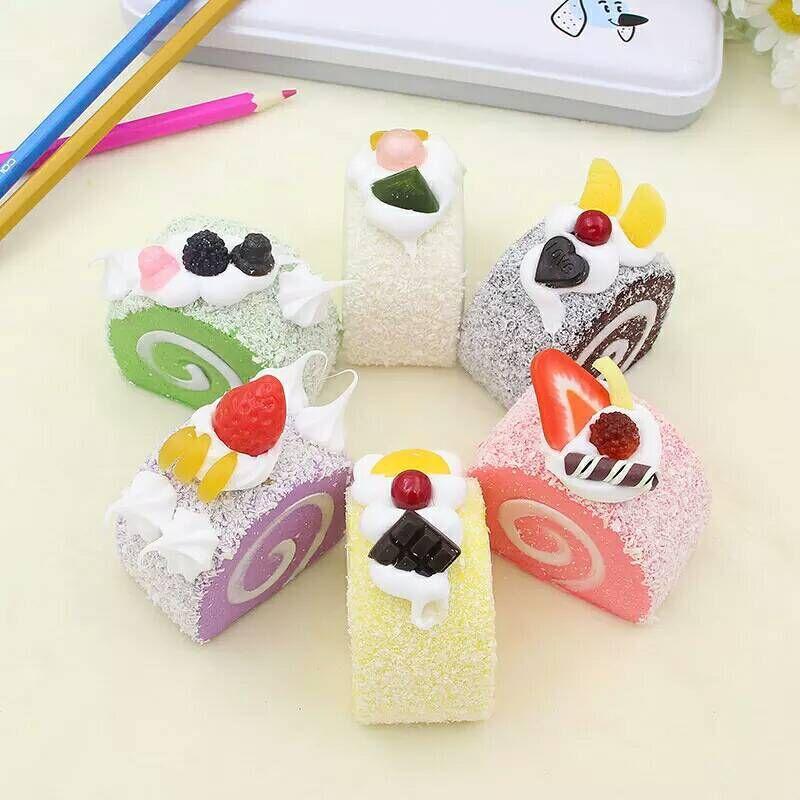 Cute Simulation Egg Roll Cake  - Baby Food Toy recension och pris