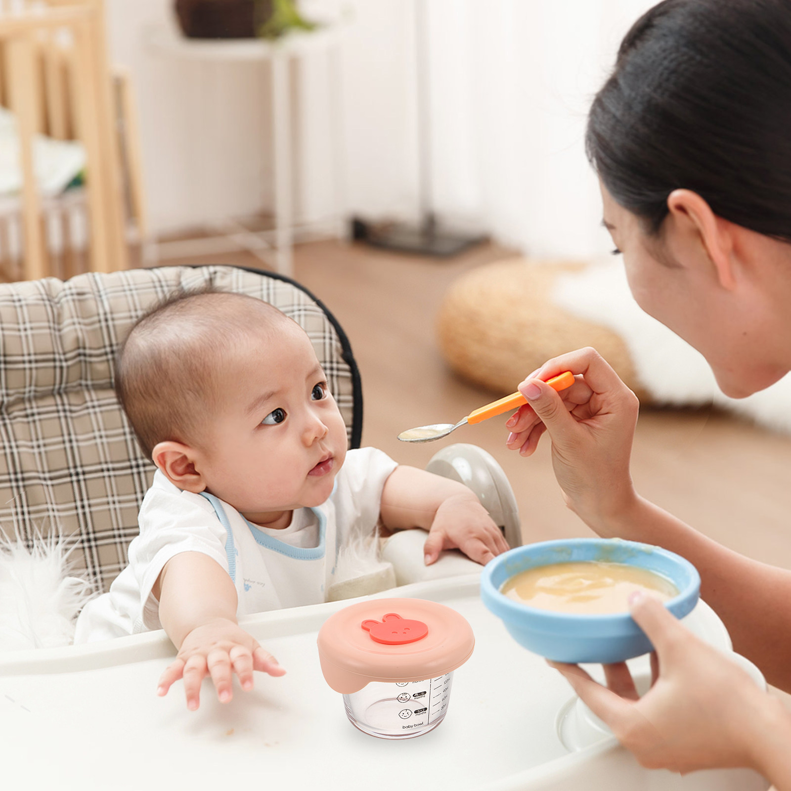 2Pcs Baby Food Storage Contain - Baby Food Containers Glass recension och pris