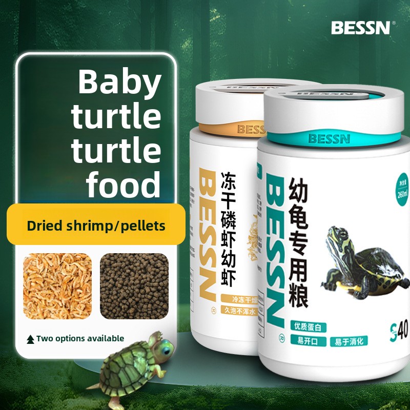 BESSN All-Stage Turtle Food wi - Baby Food Shrimp recension och pris
