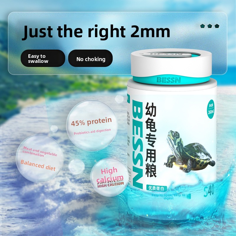 BESSN All-Stage Turtle Food wi - Baby Food Shrimp recension och pris