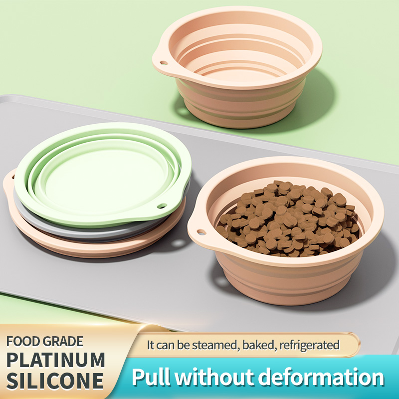 Collapsible Silicone Dog Bowl, - Baby Food Cat recension och pris