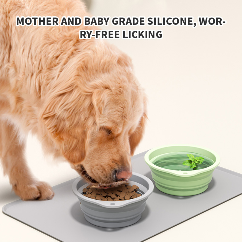 Collapsible Silicone Dog Bowl, - Baby Food Cat recension och pris