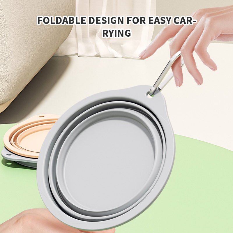 Collapsible Silicone Dog Bowl, - Baby Food Cat recension och pris