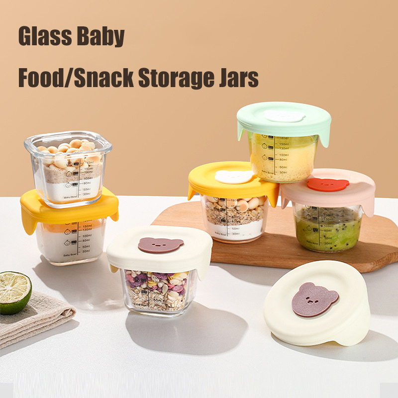 180ml Glass Baby Food Storage  - Baby Food Containers Glass recension och pris