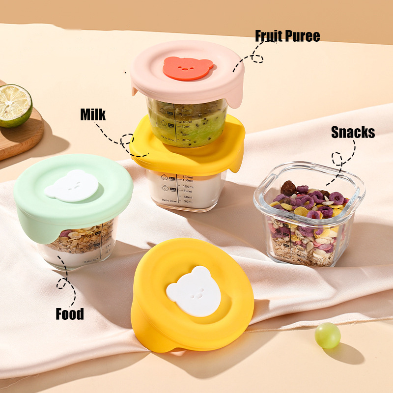 180ml Glass Baby Food Storage  - Baby Food Containers Glass recension och pris