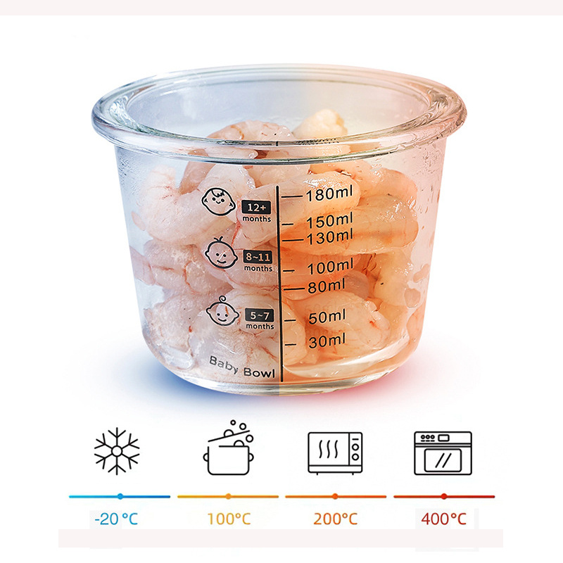 180ml Glass Baby Food Storage  - Baby Food Containers Glass recension och pris