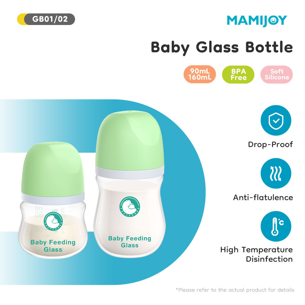 1PCS Newborn Feeding Bottles 9 - Baby Food Containers Glass recension och pris