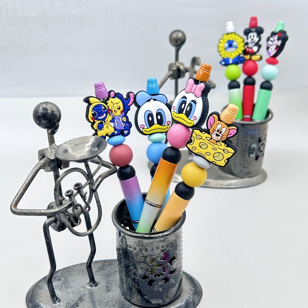 10PC DIY Cartoon Mini Silicone - Baby Food Toy recension och pris