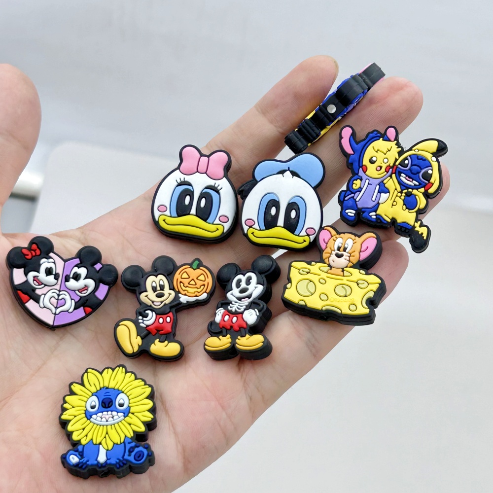 10PC DIY Cartoon Mini Silicone - Baby Food Toy recension och pris