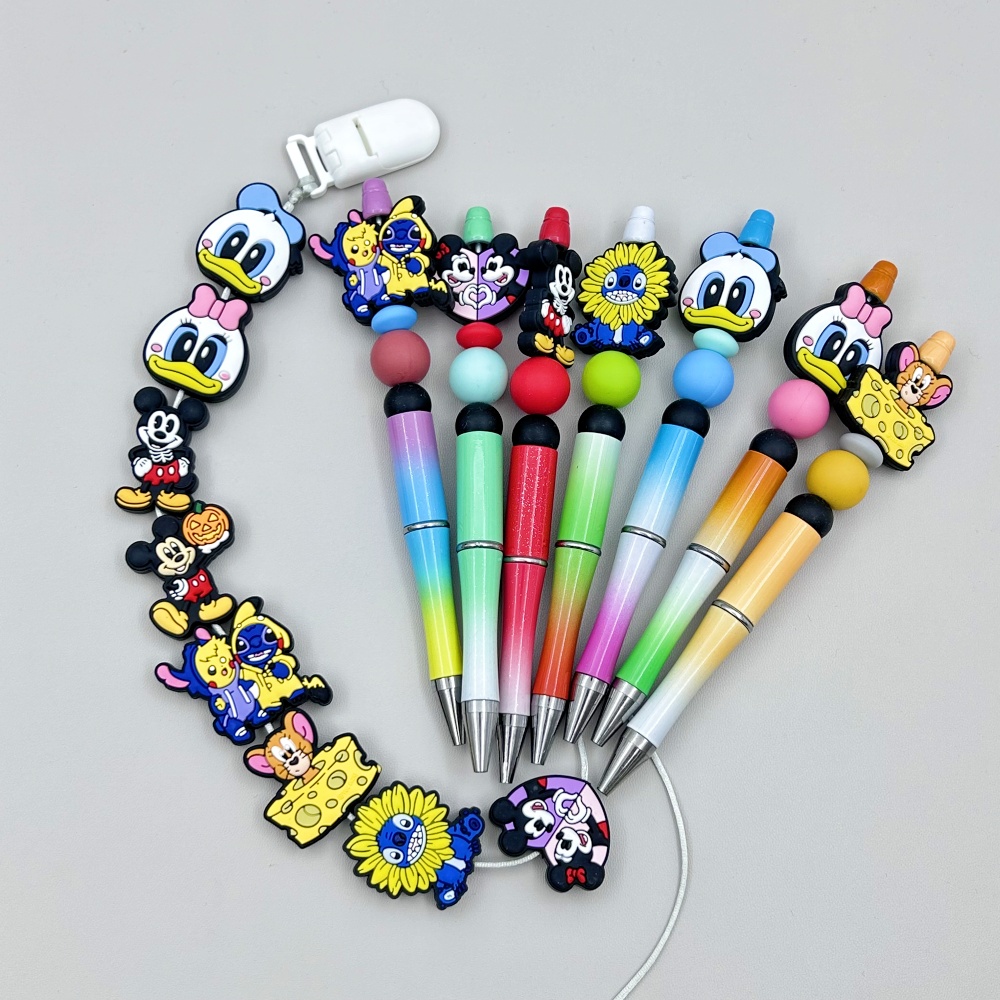 10PC DIY Cartoon Mini Silicone - Baby Food Toy recension och pris