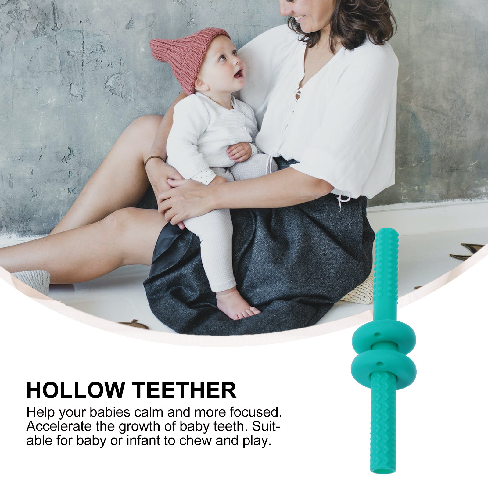1Set Baby Teether Hollow Silic - Baby Food Youtube recension och pris