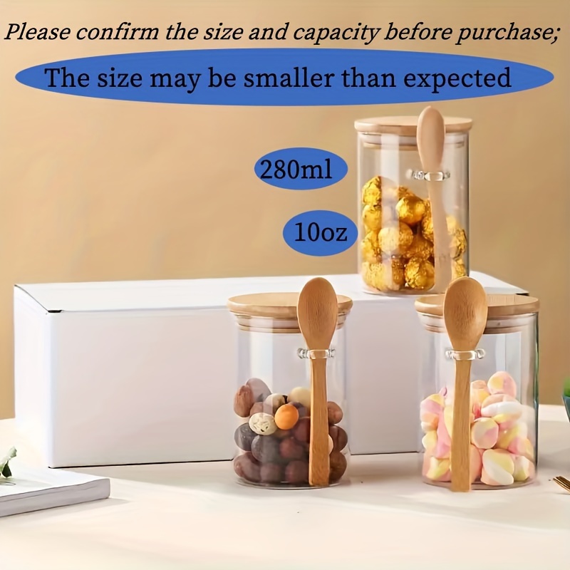 280ml Candy Jar, Biscuit Jar,  - Baby Food Containers Glass recension och pris