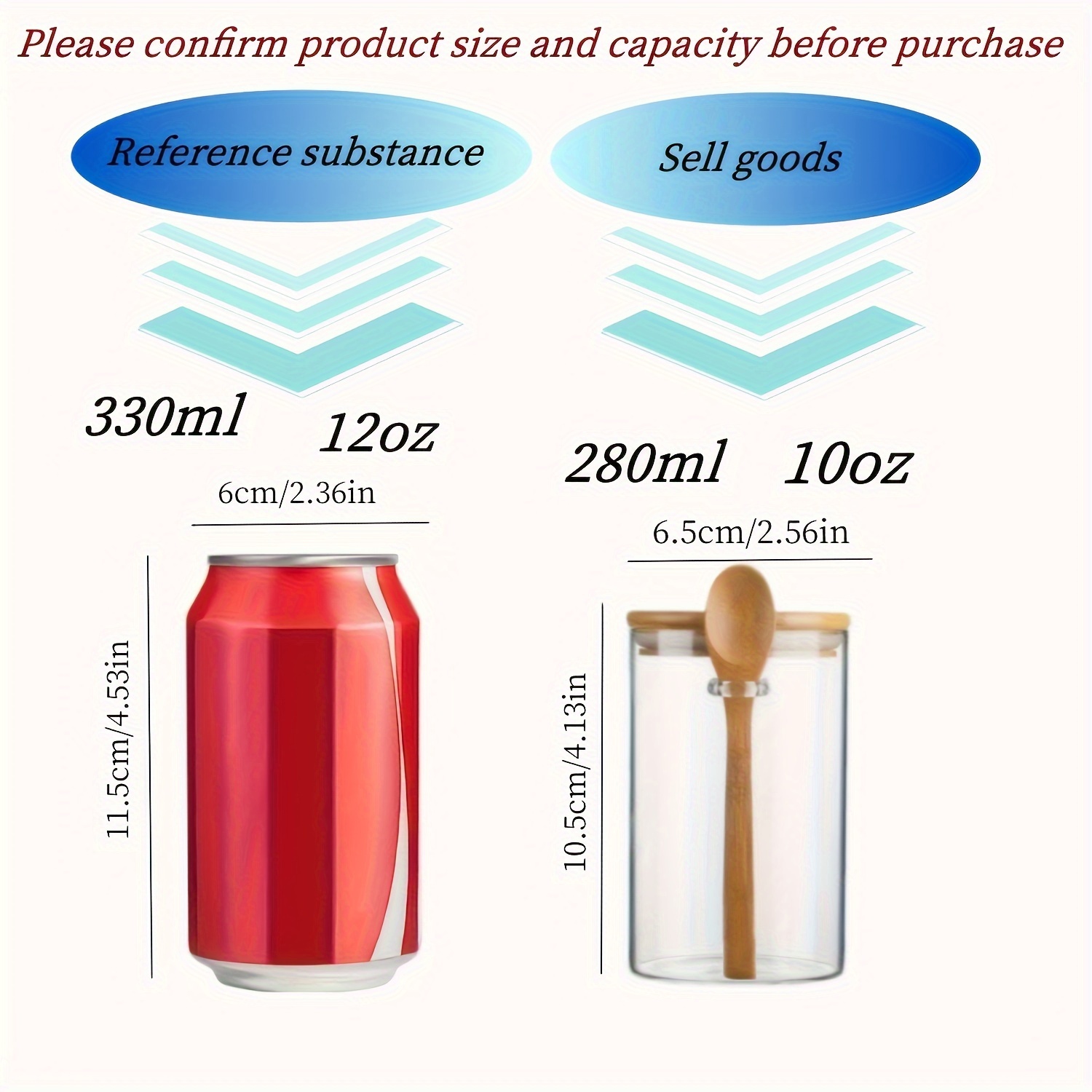 280ml Candy Jar, Biscuit Jar,  - Baby Food Containers Glass recension och pris