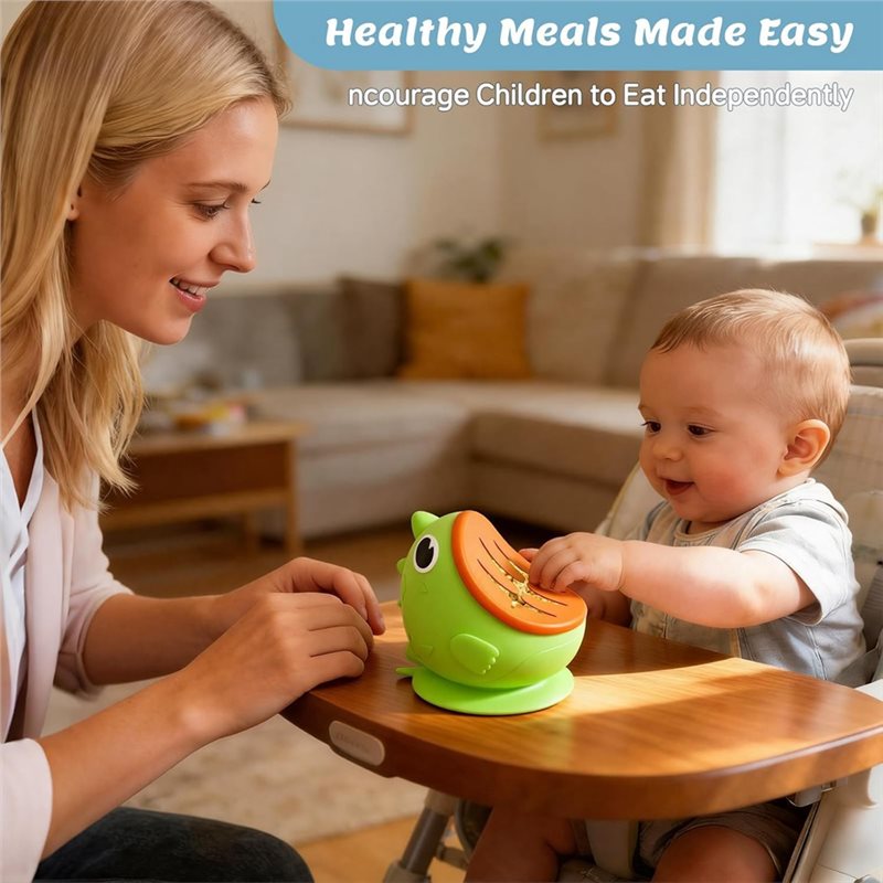 WOTT-Silicone Baby Bowl,Spill  - Baby Food Quality recension och pris